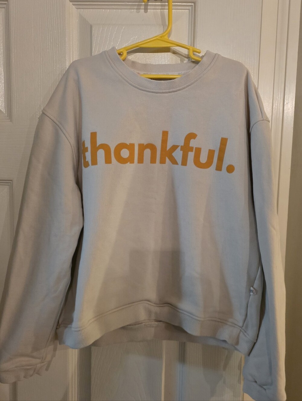 Minimalist Folk Co Kids Thanksgiving Pullover Sweatshirt Thanful 8-10